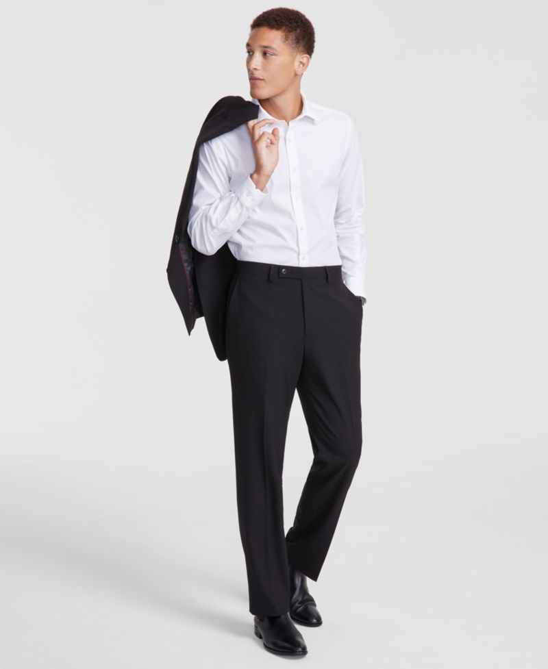 Men's Modern-Fit Solid 2-Piece Suit