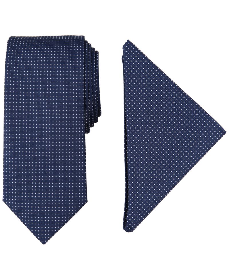 Men's Tjorn Dot Te & Pocket Square Set