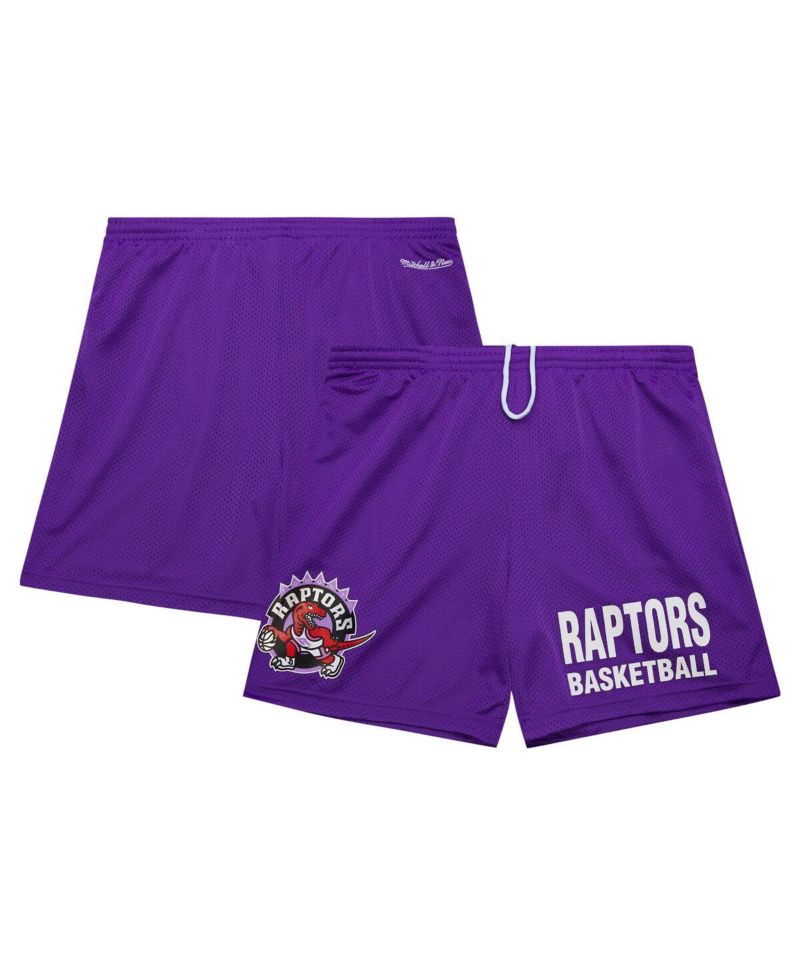 Men's Purple Toronto Raptors Hardwood Classics Gameday Mesh Shorts