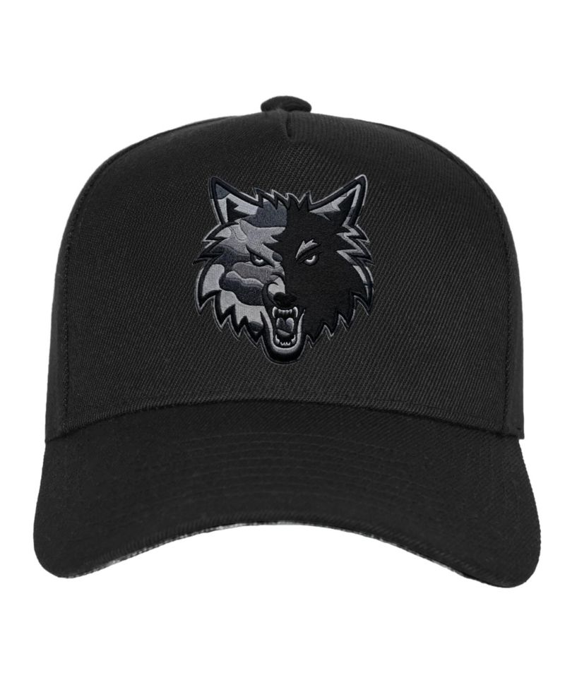 Big Boys and Girls Black Minnesota Timberwolves 404 Club Camo Pro Pinch Snapback Hat