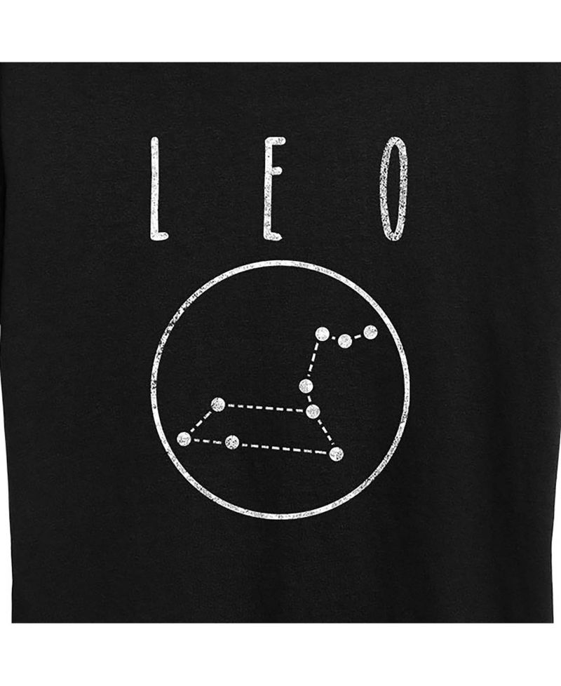 Trendy Plus Size Astrology Leo Graphic T-shirt