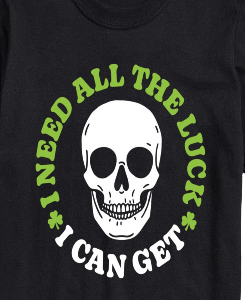 Men's Instant Message Need All The Luck Can Get Short-Sleeve Graphic T-Shirt