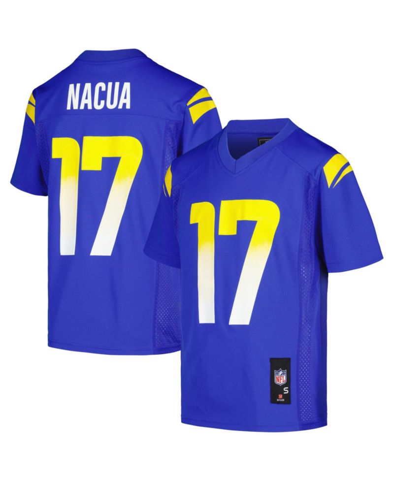 Big Boys and Girls Puka Nacua Royal Los Angeles Rams Replica Player Jersey