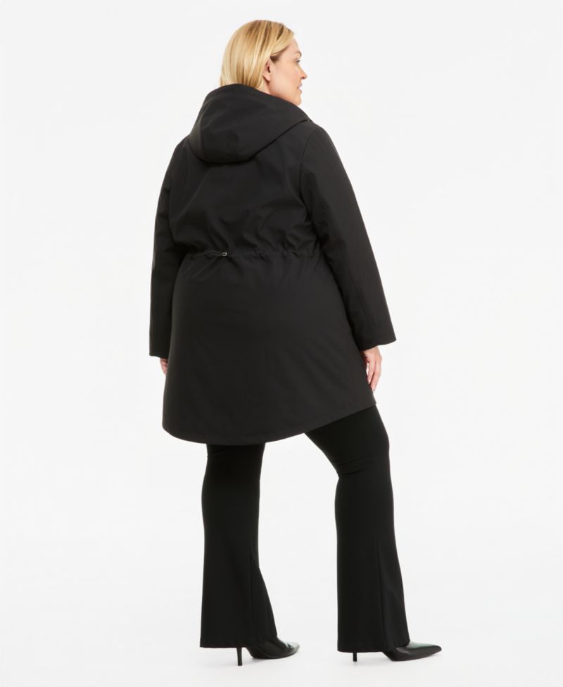 Plus Size Softshell Utility Coat, Created for Macy's