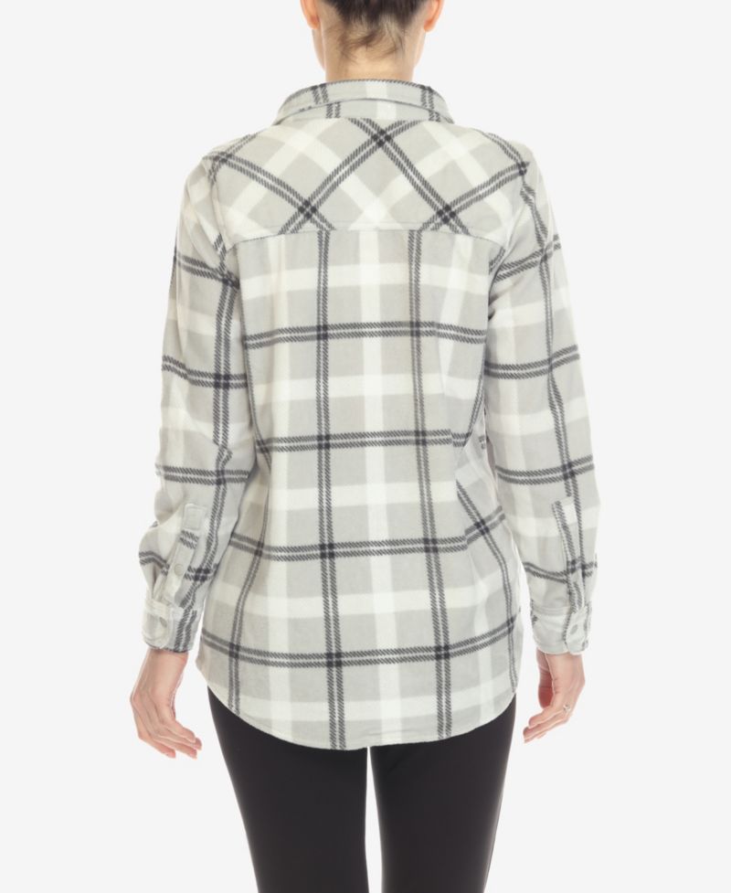 Women's Flannel Plaid Shirt
