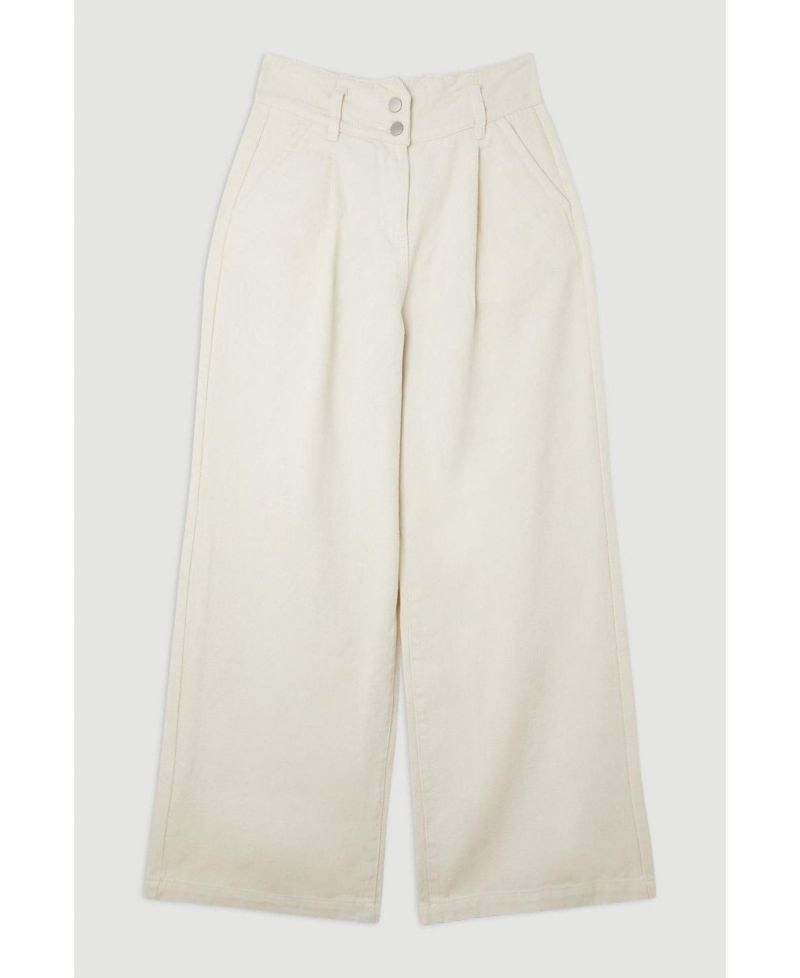 Women's High Waisted Denim Wide Leg Jeans
