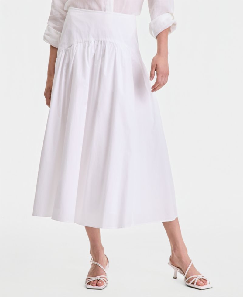 Women's Cotton Midi Skirt