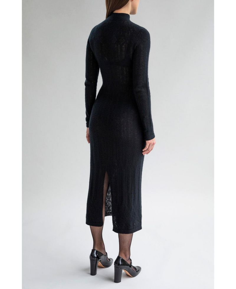 Women's Margot Pointelle Lace Slim Knit Dress