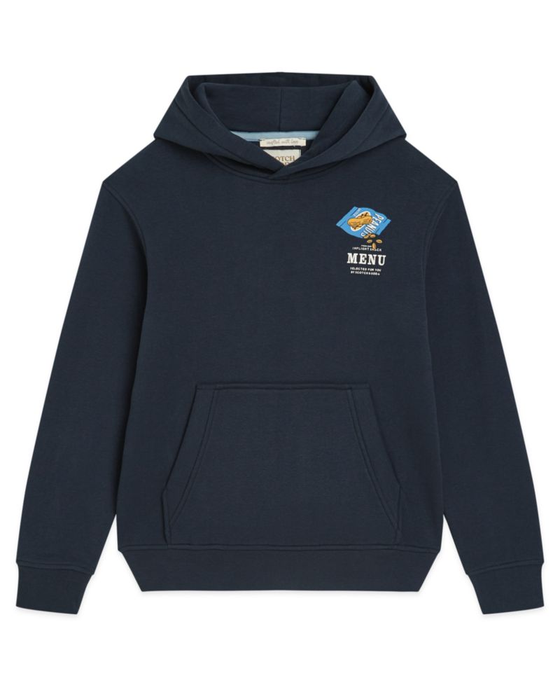 Boys' Toddler 4T-7 Long-Sleeve Graphic Fleece Hoodie