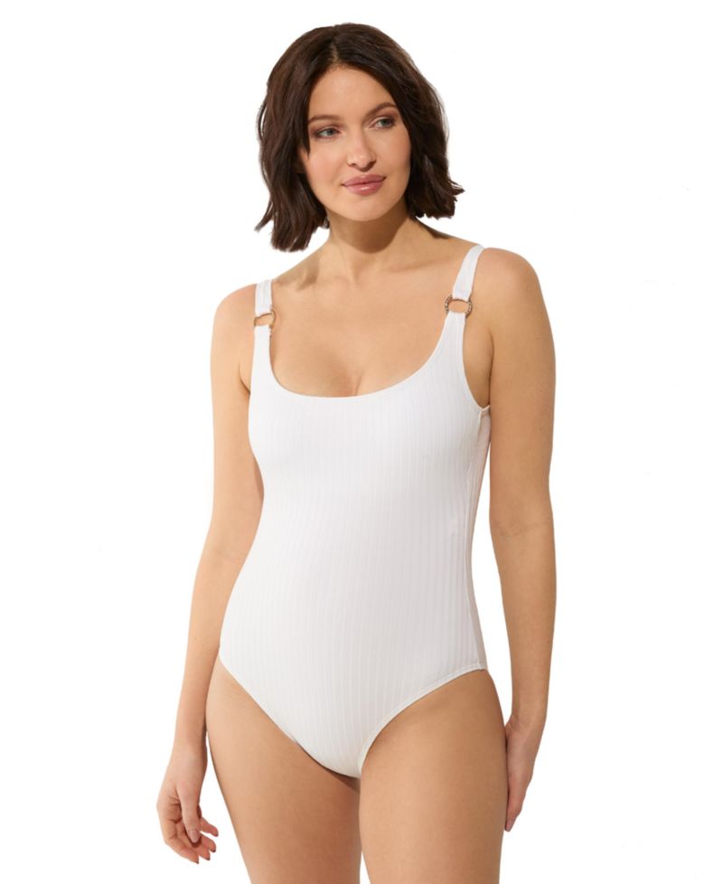 Women's Scoop Neck One-Piece Swimsuit