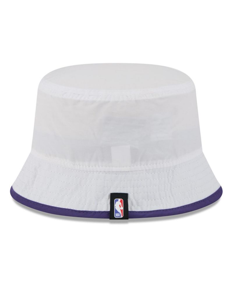 Men's White/Purple Phoenix Suns 2025 NBA Draft Nylon Bucket Hat