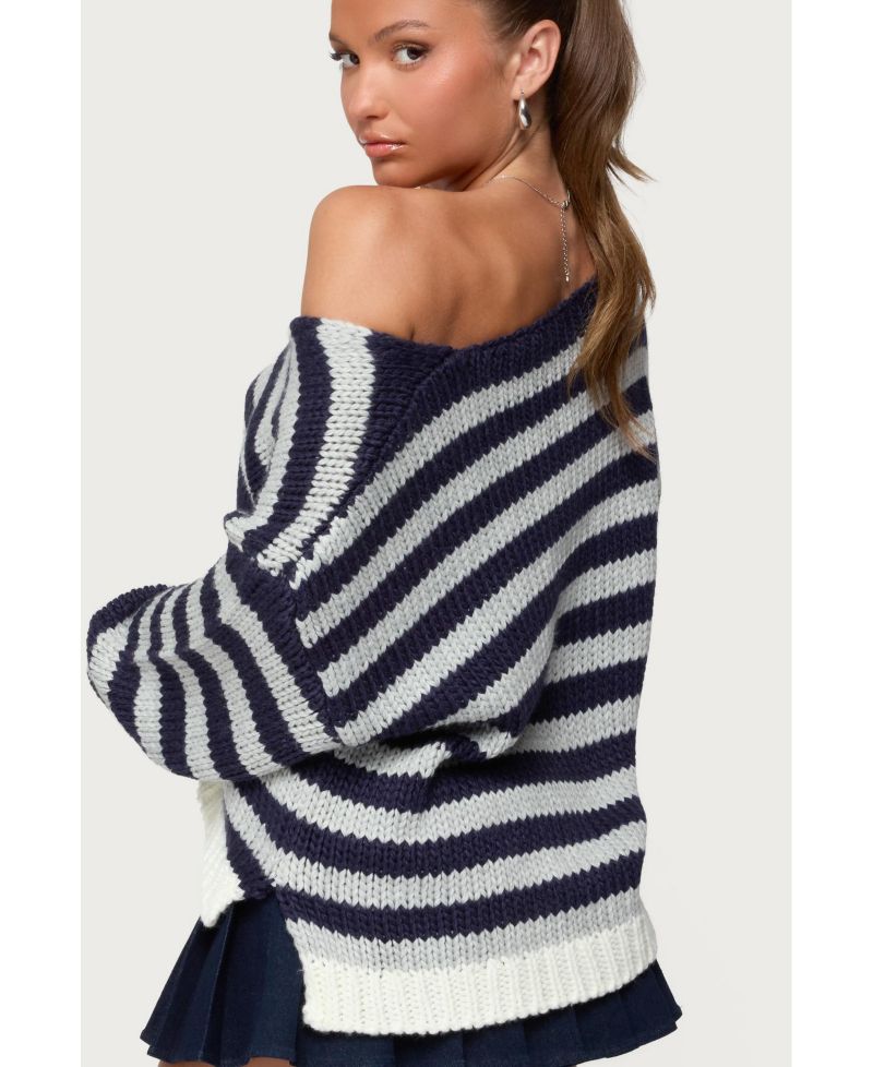 Women's Eugenie Oversized Striped Sweater
