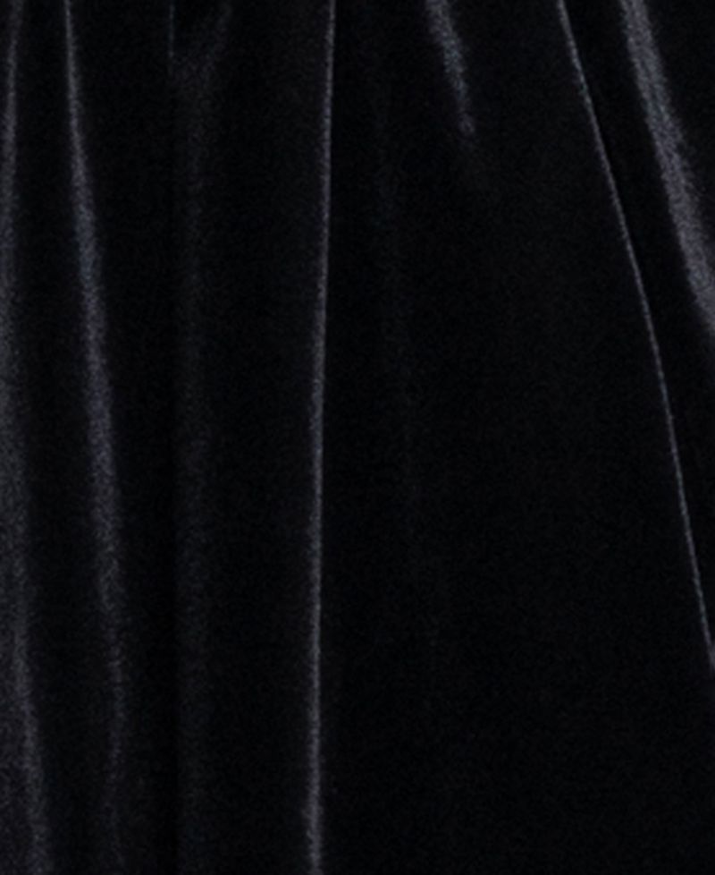 Juniors' Strapless Mini Velvet Dress