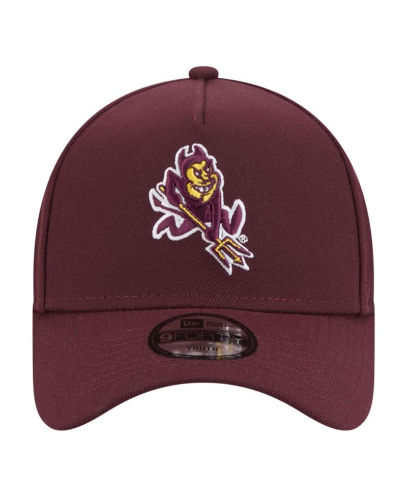 Big Boys and Girls Maroon Arizona State Sun Devils 9FORTY A-Frame Adjustable Hat