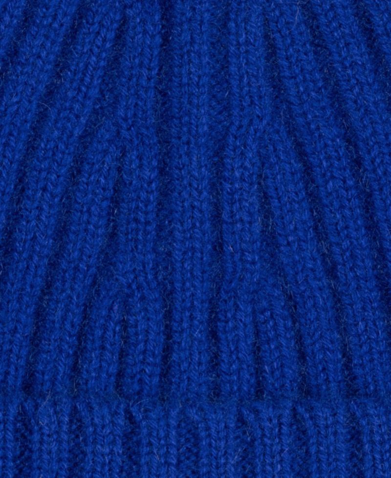 Men's Cashmere Rib Beanie Hat