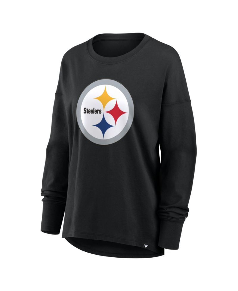 Women's Black Pittsburgh Steelers Essential Long Sleeve T-Shirt