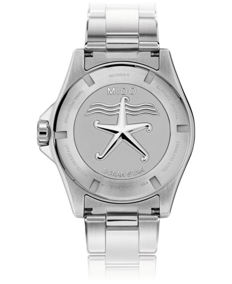 Men's Swiss Automatic Ocean Star 600 Chronometer Stainless Steel Bracelet Watch 44mm