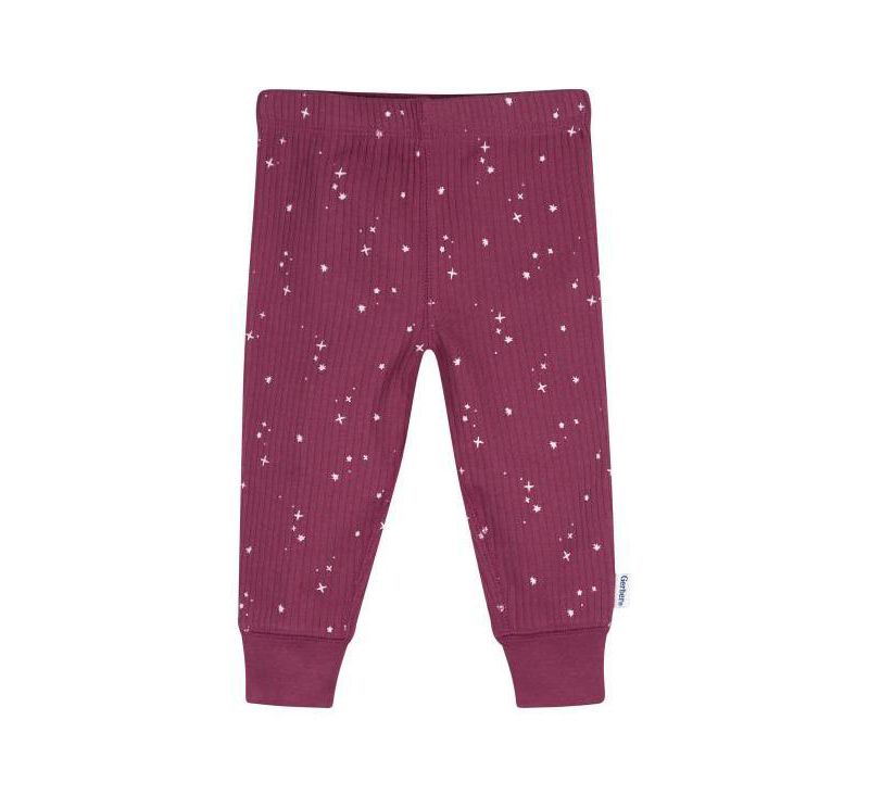 Baby Girls 0M - 24M Vanilla Active Pants, 4-Pack
