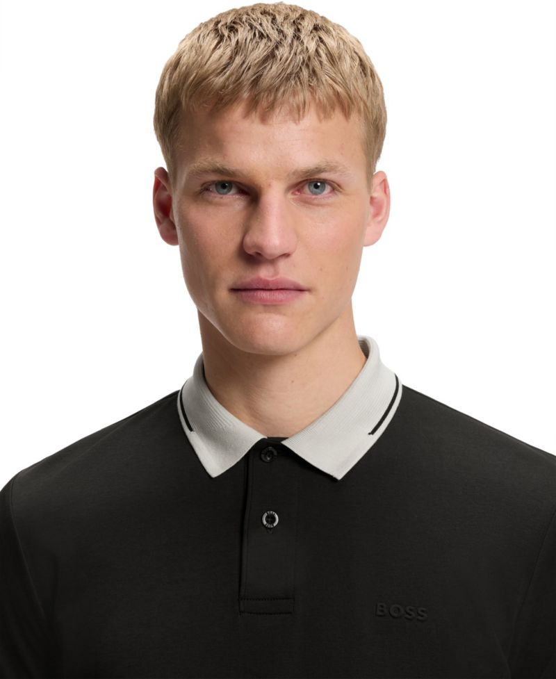 Men's Slim-Fit Cotton Polo Shirt