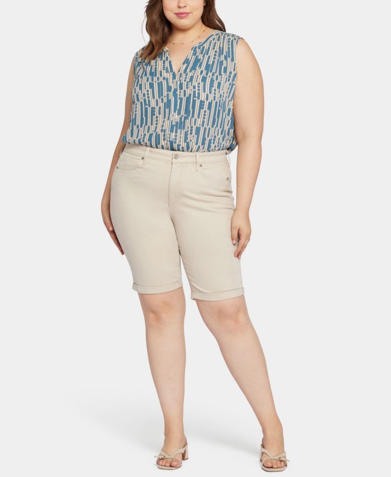 Plus Size Briella Roll Cuff Short with Lift Tuck Technology