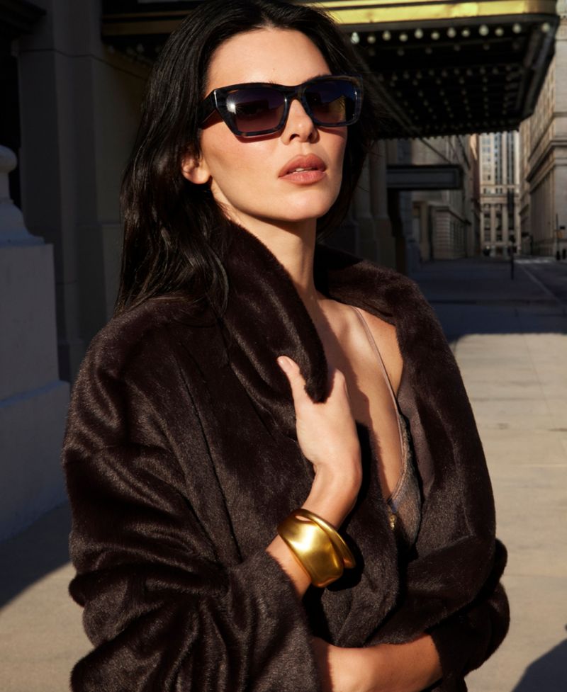Women's Faux Fur Belted Coat