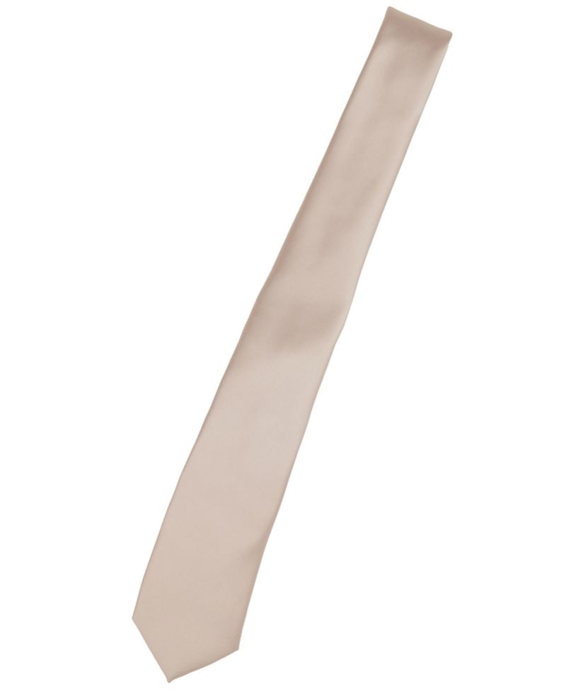 Men's Satin Solid Extra Long Tie