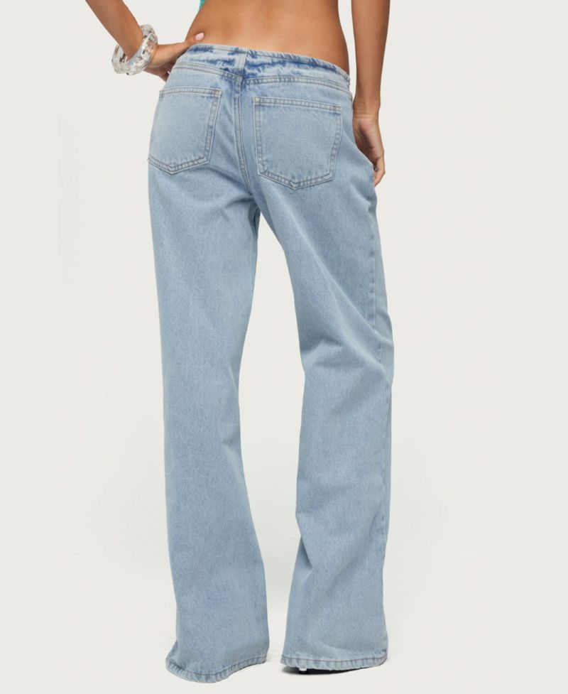 Women's Veya Low-Rise Baggy & Relaxed-Fit Jeans