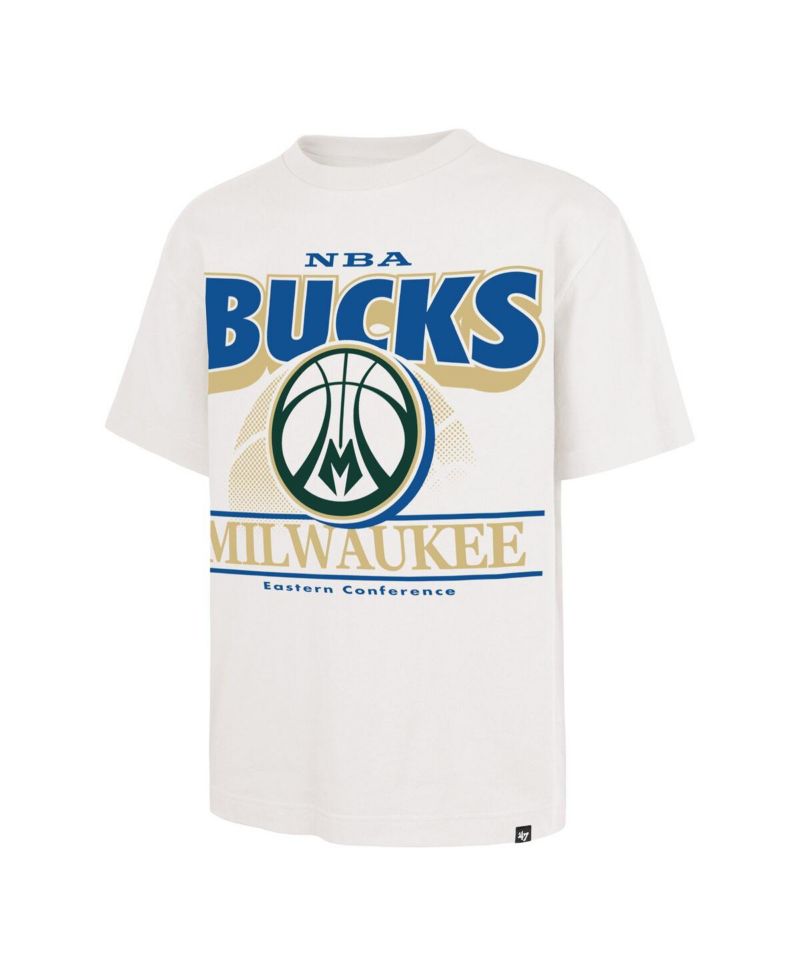Men's White Milwaukee Bucks City Edition Shifty Foundation T-Shirt