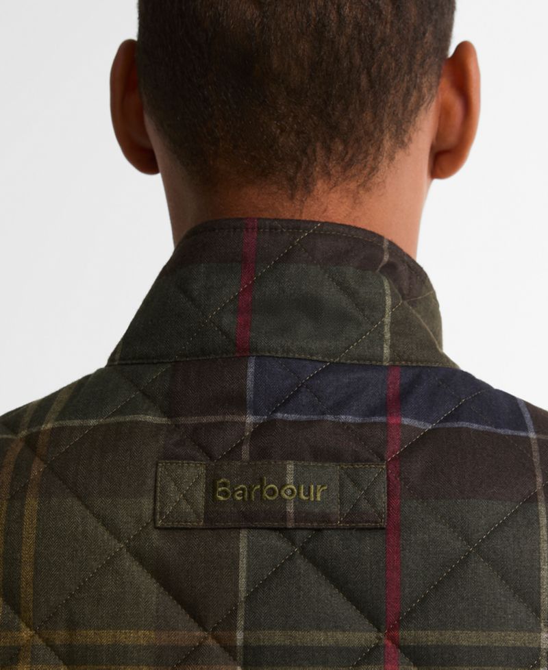 Men's Lowerdale Quilted-Tartan Vest