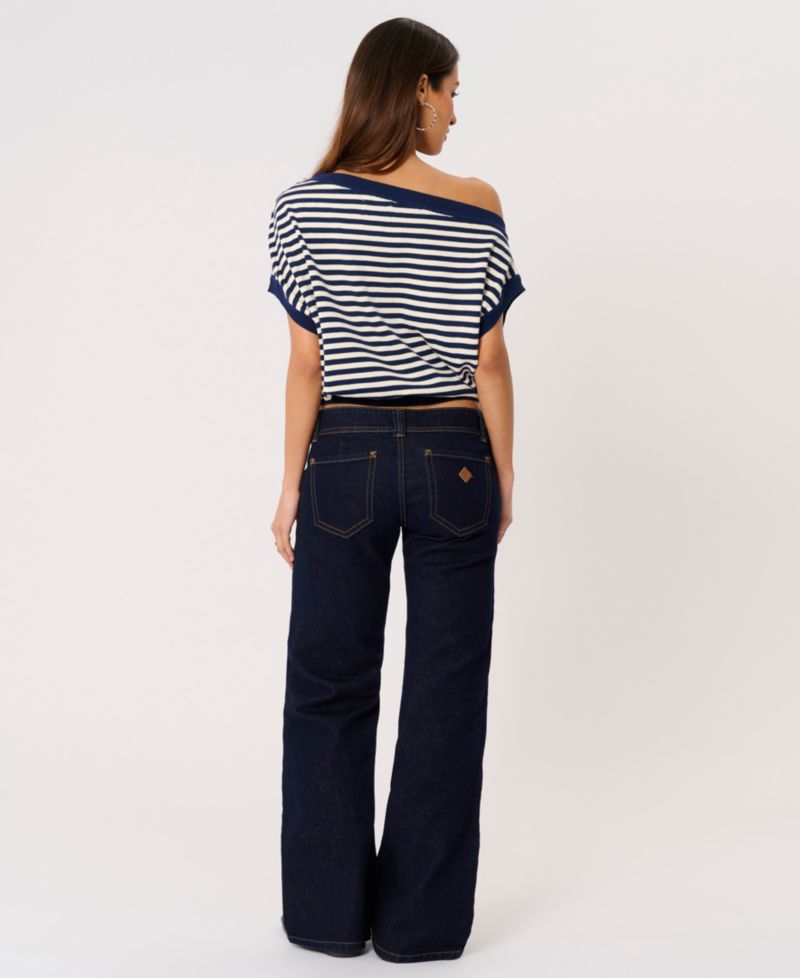 Women's Boat Neck Cold Shoulder Top