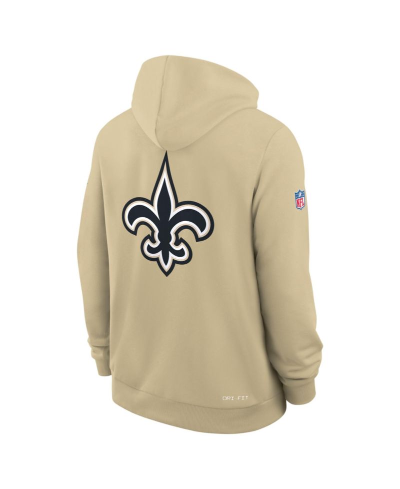 Men's Gold New Orleans Saints Standard Issue Replay Officials Alternate Dri-FIT Hoodie