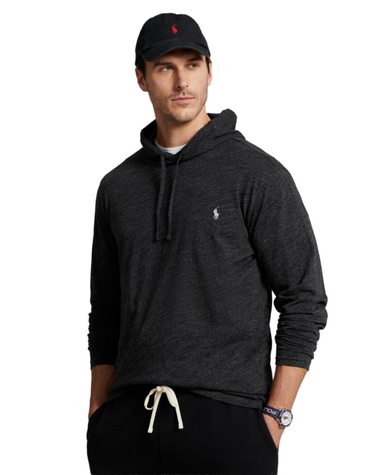 Men's Big & Tall Jersey Hooded T-Shirt