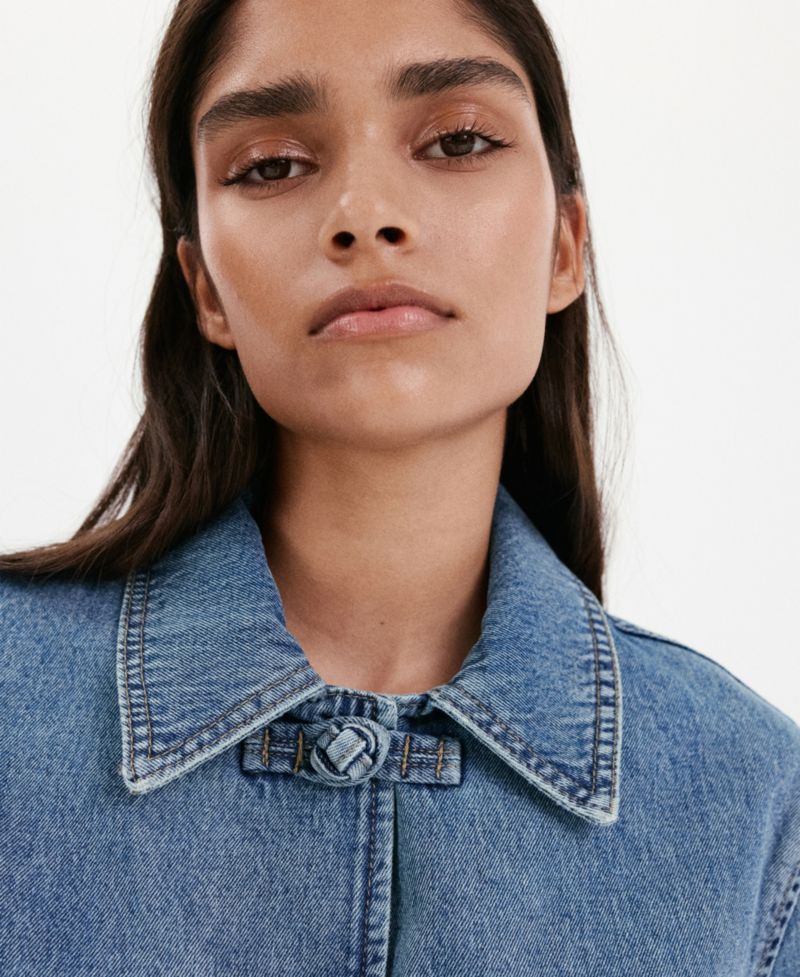 Women's Toggle Detail Denim Jacket