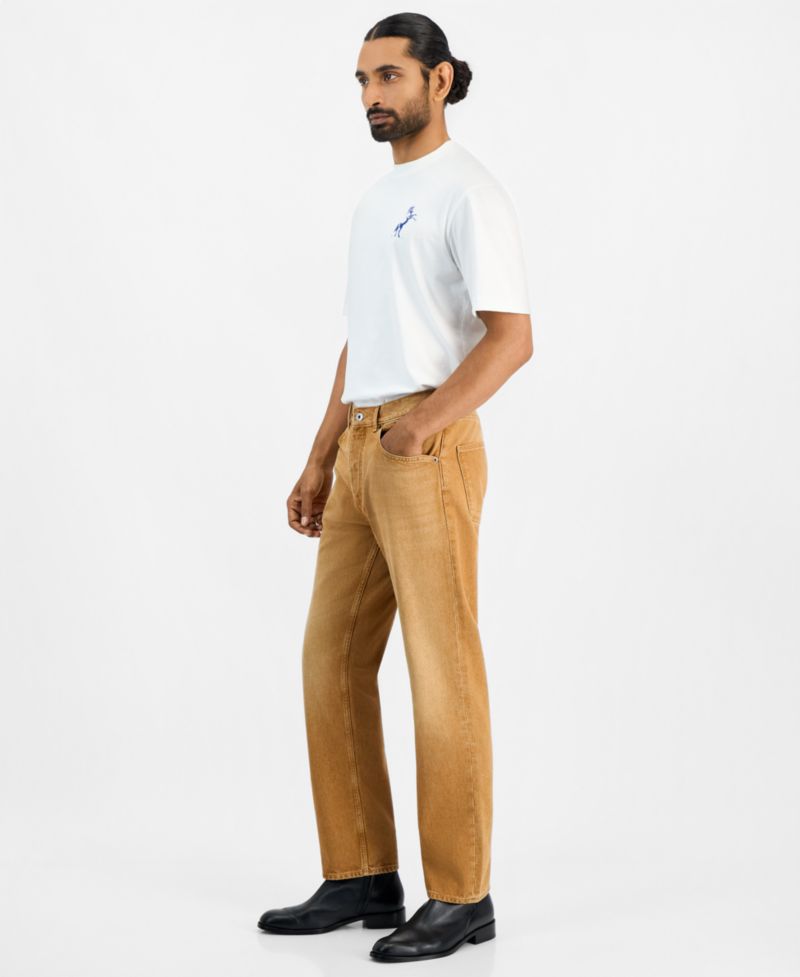 HUGO by Men's Jonah Lightweight Straight-Leg Denim Jeans