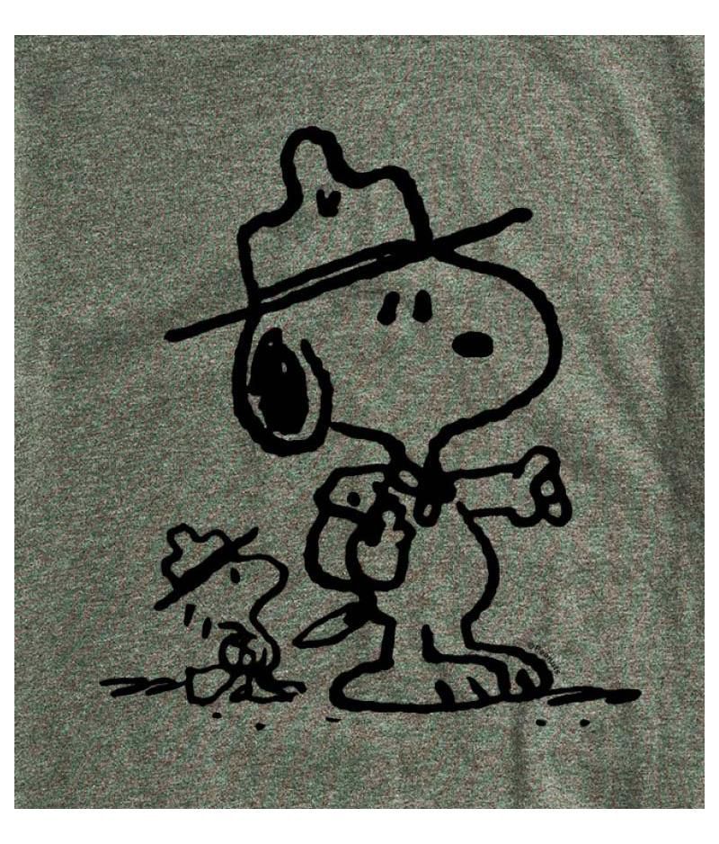 Hybrid Apparel Peanuts Outdoor Mens Short Sleeve Tee