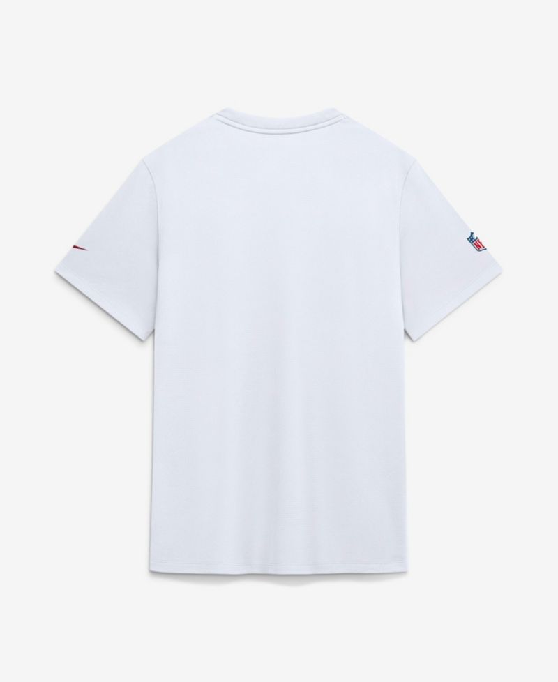 Men's Arizona Cardinals Sideline Coach Crewneck Short-Sleeve T-Shirt