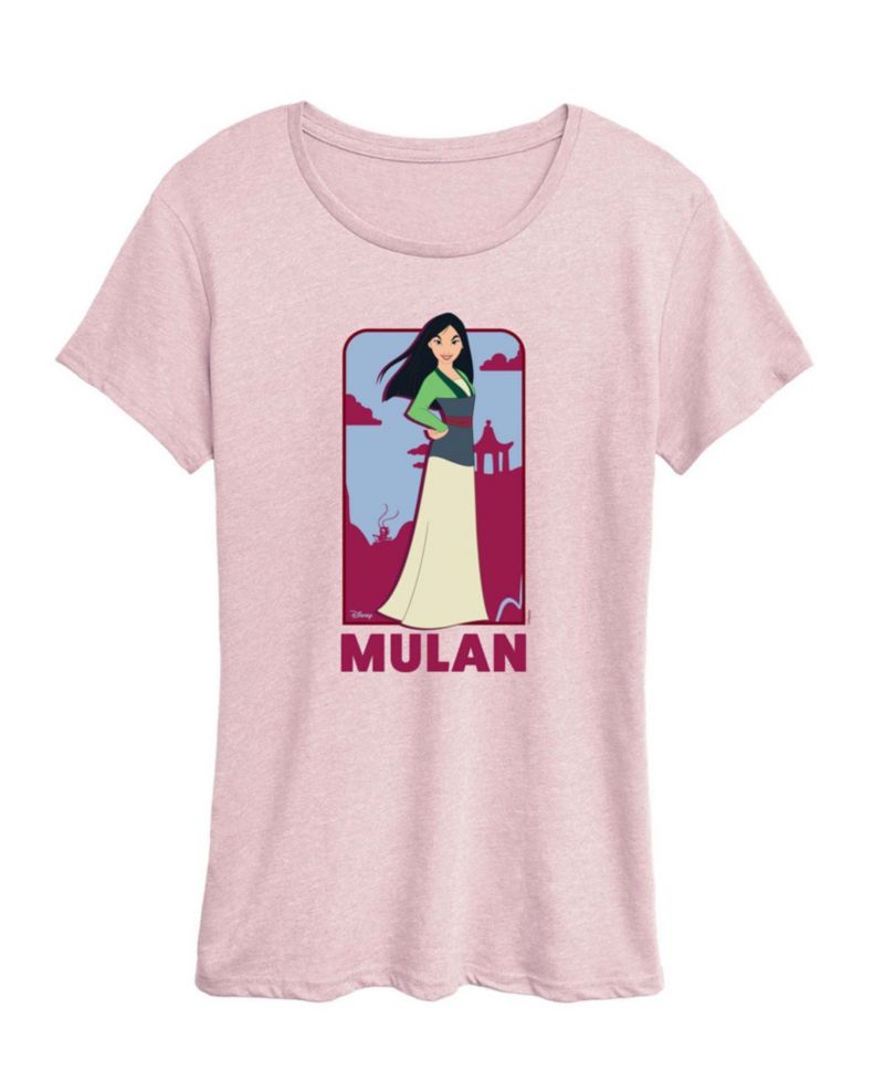 Plus Size Disney Princess Mulan Graphic T-Shirt