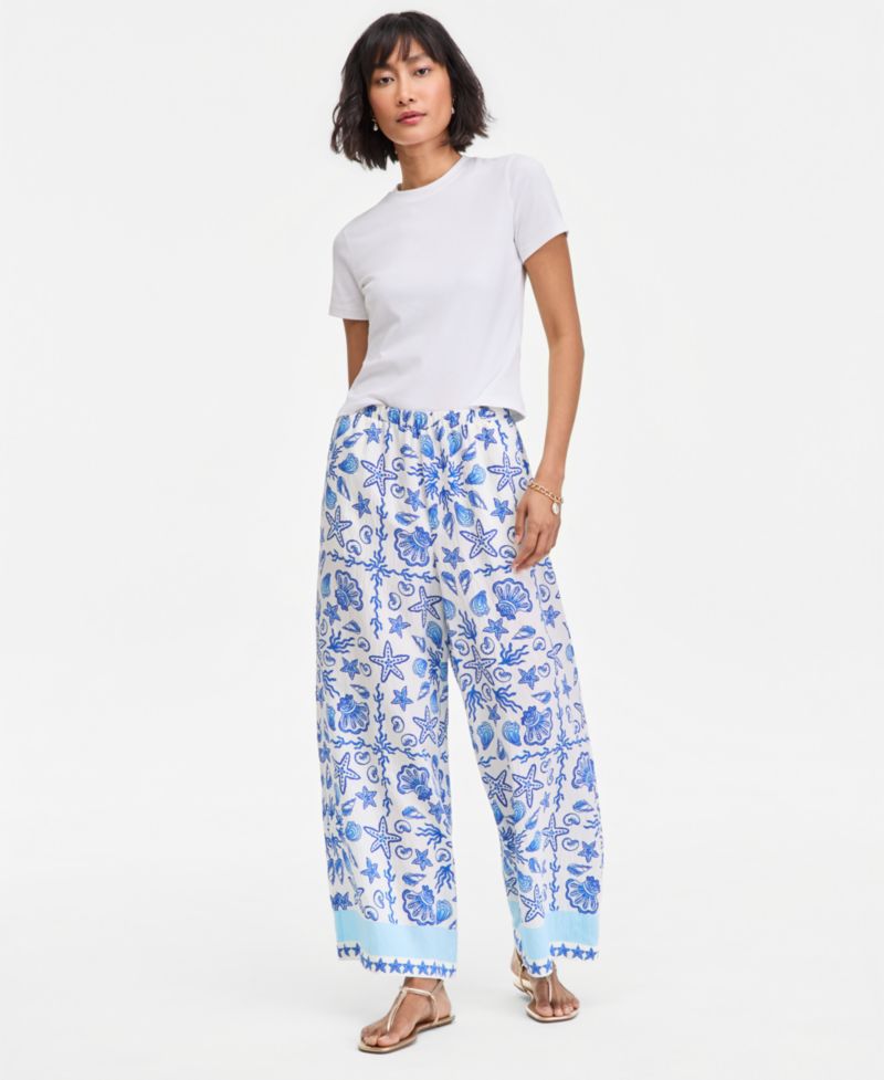 Women's Serene Shores Wide-Leg Pull-On Pants