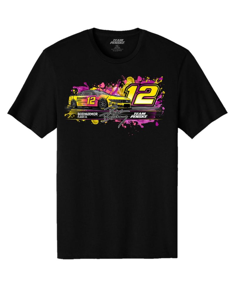 Men's Black Ryan Blaney BodyArmor Flash I.V. Car T-Shirt