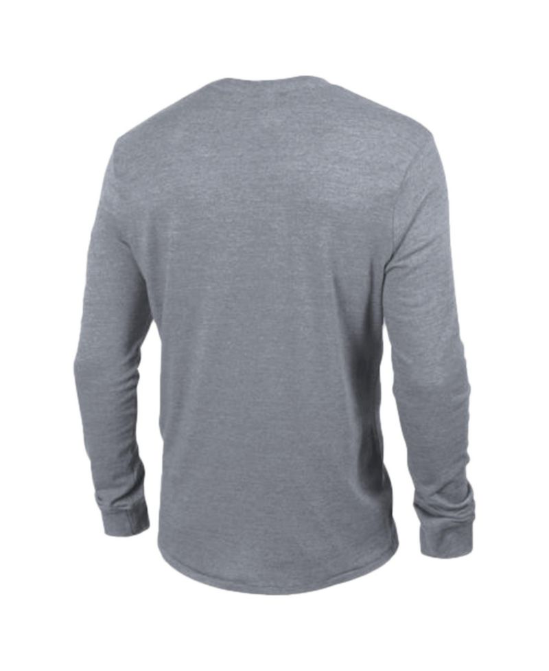 Men's Charcoal Tennessee Titans Ultimate Tri-Blend Long Sleeve T-Shirt