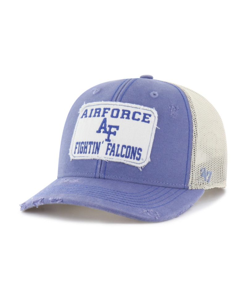 Men's and Women's '47 Blue Air Force Falcons Egremont Well-Worn Adjustable Trucker Hat