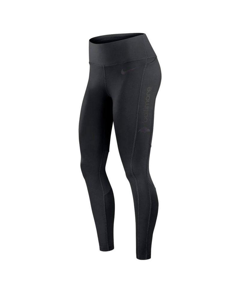 Women's Black Baltimore Ravens Performance Leggings