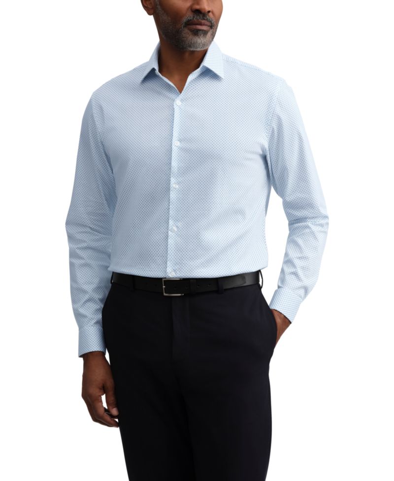 Men's Techni-Cole Stretch Slim-Fit Dress Shirt