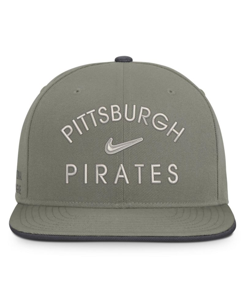 Men's Olive Pittsburgh Pirates Pro Dri-FIT snapback Hat