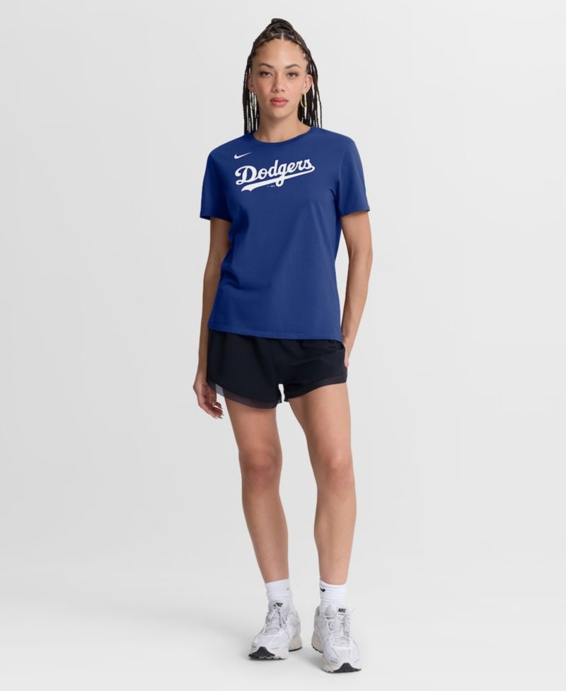 Women's Royal Los Angeles Dodgers Wordmark T-Shirt