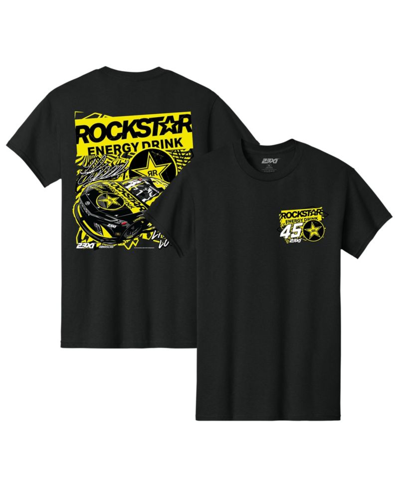 Мужская черная футболка Tyler Reddick Rockstar Energy Car