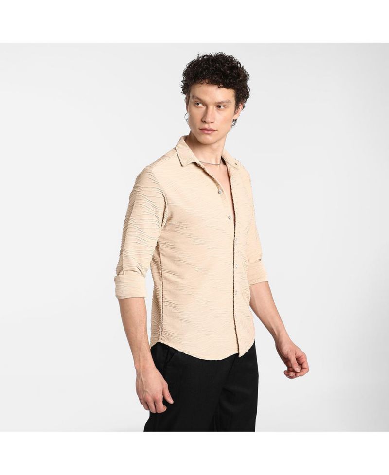 Men's Self-Design Wave Shirt