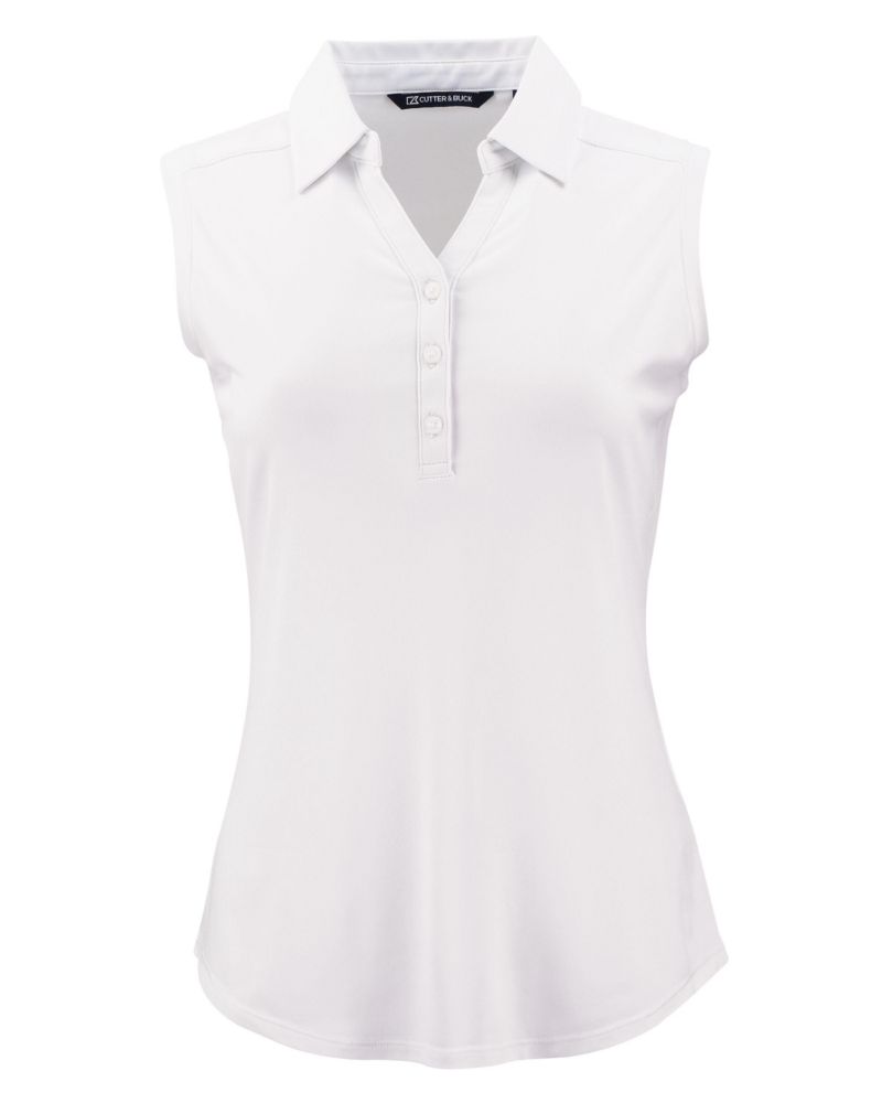 Women's Cutter and Buck Forge Eco Stretch Recycled Sleeveless Polo