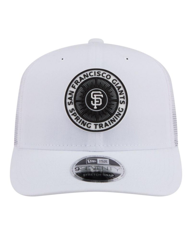 Men's White San Francisco Giants 2026 Spring Training Fan Pack 9SEVENTY Adjustable Trucker Hat