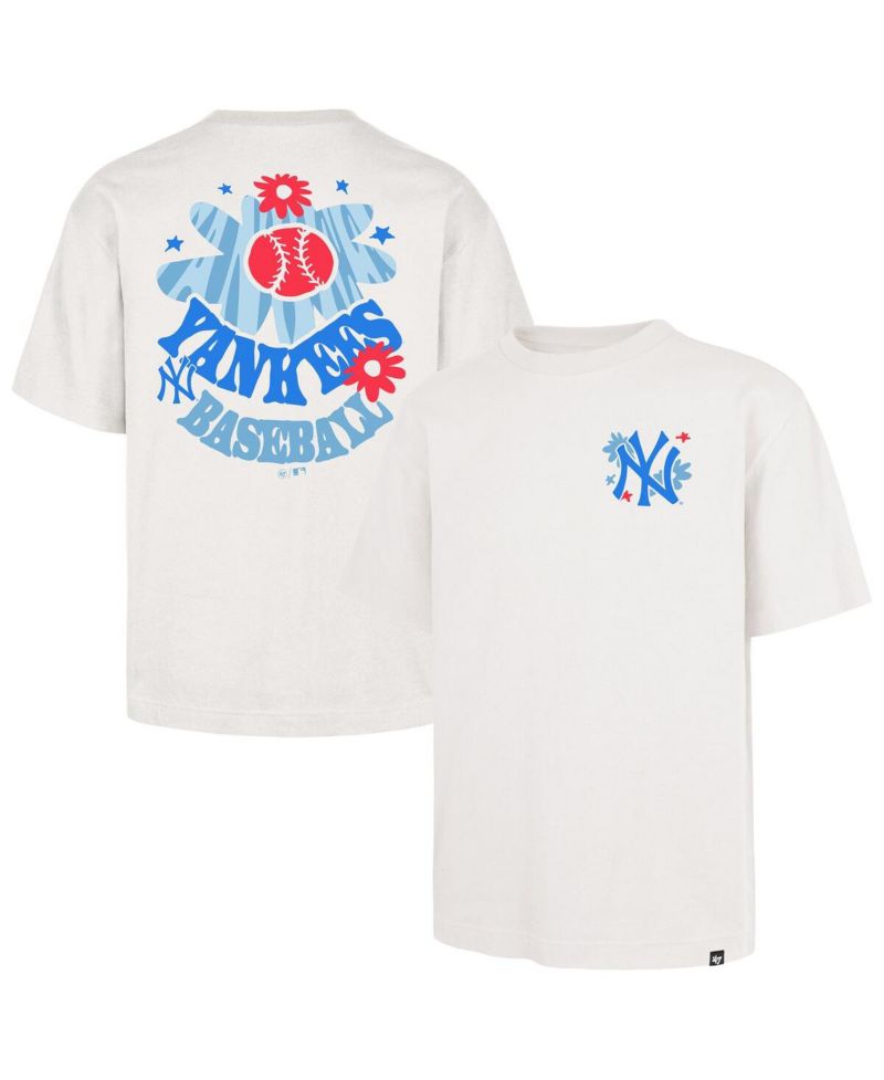 Men's Cream New York Yankees Flora Foundation T-Shirt